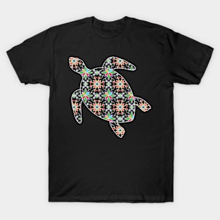 Turtle floral T-Shirt